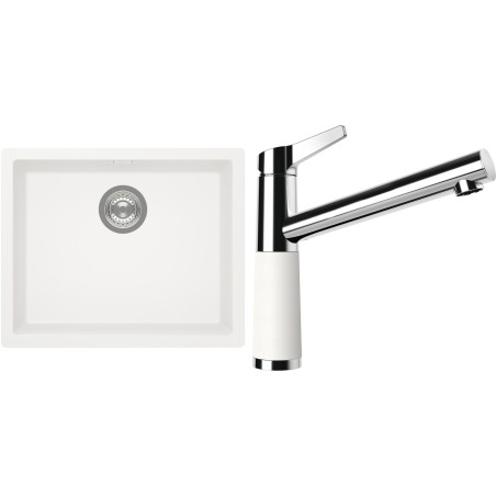 Set Schock S14-4 (dřez Kaia N-100L Polaris + baterie SC-510 Polaris)