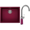 Set Schock S14-6 (dřez Kaia N-100L Berry + baterie SC-520 Berry)