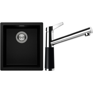 Set Schock S12-4 (dřez Kaia N-100S Puro + baterie SC-510 Puro)