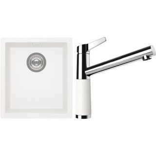 Set Schock S12-4 (dřez Kaia N-100S Polaris + baterie SC-510 Polaris)