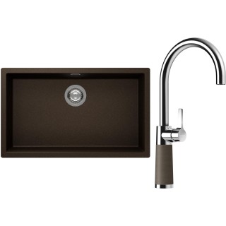 Set Schock S15-6 (dřez Kaia N-100XL Bronze + baterie SC-520 Bronze)