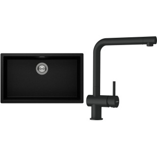 Set Schock S15-1 (dřez Kaia N-100XL Magma + baterie Epos Magma)