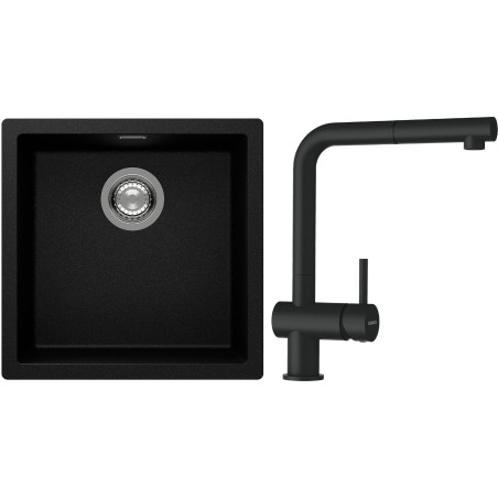 Set Schock S13-2 (dřez Kaia N-100 Magma + baterie Epos.120 Magma)