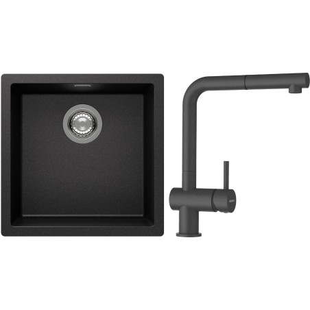 Set Schock S13-2 (dřez Kaia N-100 Stone + baterie Epos.120 Stone)