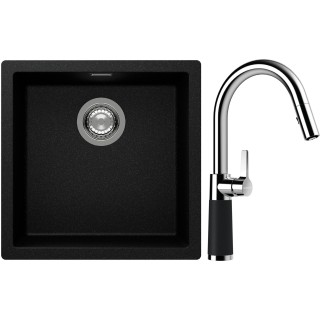 Set Schock S13-7 (dřez Kaia N-100 Magma + baterie SC-520.120 Magma)