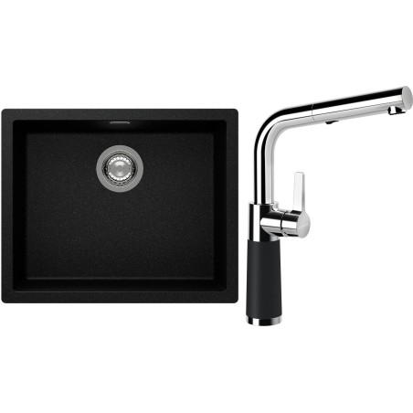 Set Schock S14-11 (dřez Kaia N-100L Magma + baterie SC-540.120 Magma)