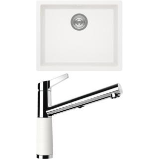 Set Schock S14-5 (dřez Kaia N-100L Polaris + baterie SC-510.120 Polaris)