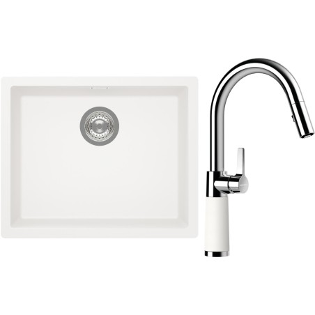 Set Schock S14-7 (dřez Kaia N-100L Polaris + baterie SC-520.120 Polaris)