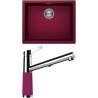Set Schock S14-5 (dřez Kaia N-100L Berry + baterie SC-510.120 Berry)