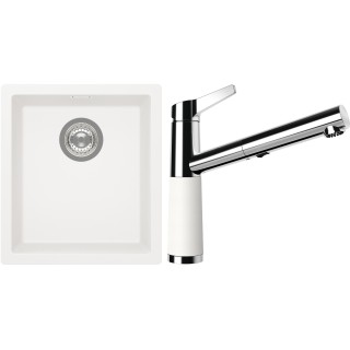 Set Schock S12-5 (dřez Kaia N-100S Polaris + baterie SC-510.120 Polaris)