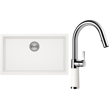 Set Schock S15-7 (dřez Kaia N-100XL Polaris + baterie SC-520.120 Polaris)