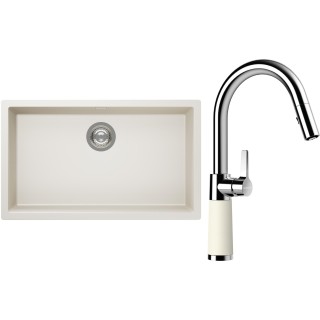 Set Schock S15-7 (dřez Kaia N-100XL Magnolia + baterie SC-520.120 Magnolia)