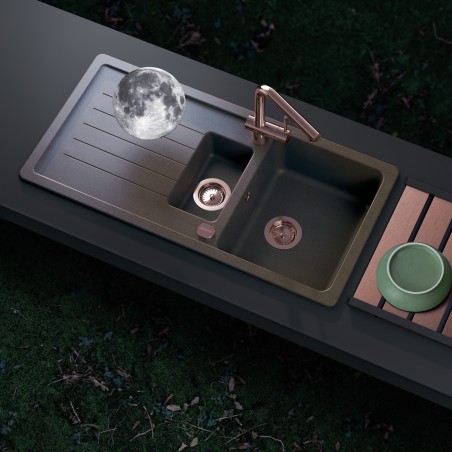 Části dřezu v provedení Copper brushed, Schock 400075COB