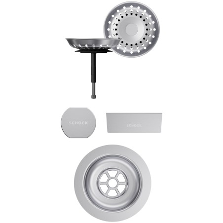 Části dřezu v provedení Nerez, Schock 400075EDM