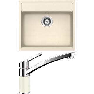 Set Schock 19 (dřez Mono N-100 Magnolia + baterie SC-90 Magnolia)