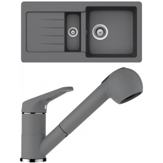 Set Schock 87-21 (dřez Typos D-150S Croma + baterie Cosmo.120 Croma)