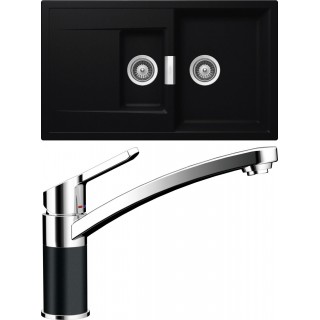 Set Schock S8-3 (dřez Mono D-150 Puro + baterie SC-90 Puro)