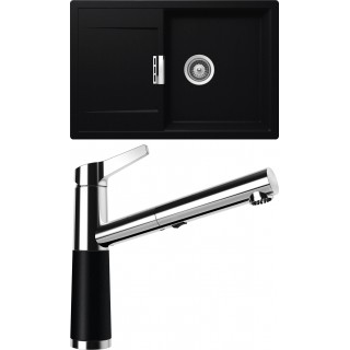 Set Schock S7-5 (dřez Mono D-100 Puro + baterie SC-510.120 Puro)