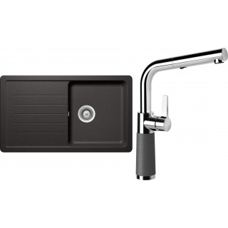 Set Schock S2-7 (dřez Toledo D-100 Stone + baterie SC-540.120 Stone)