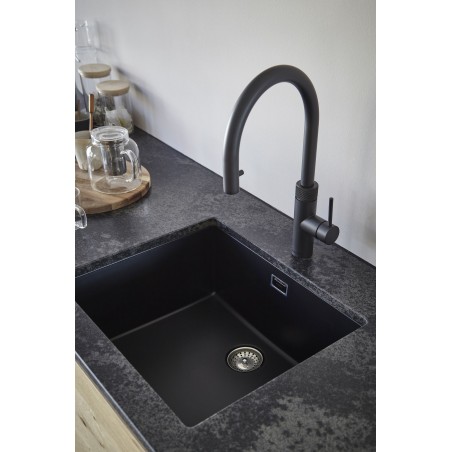 Kuchyňský dřez Schock Greenwich N-100L Silverstone, spodní montáž