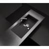 Kuchyňský dřez Schock Mono D-100L Silverstone, montáž do roviny