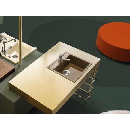 Kuchyňský dřez Schock Nemo N-100 Asphalt, spodní montáž