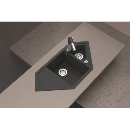 Kuchyňský dřez Schock Signus C-150 Silverstone, horní montáž