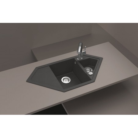 Kuchyňský dřez Schock Signus C-150 Silverstone, spodní montáž