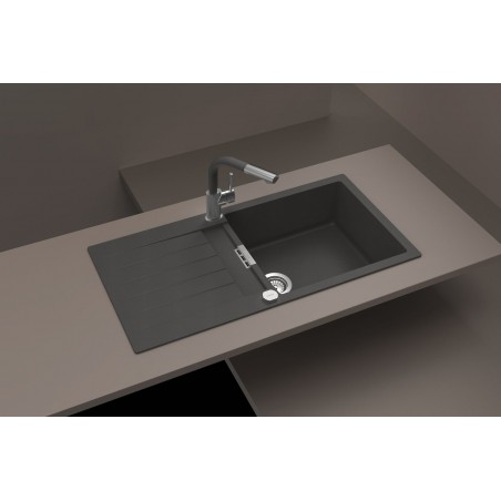 Kuchyňský dřez Schock Signus D-100L Bronze, spodní montáž