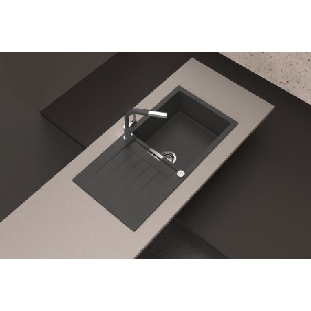 Kuchyňský dřez Schock Signus D-100L Magma, spodní montáž