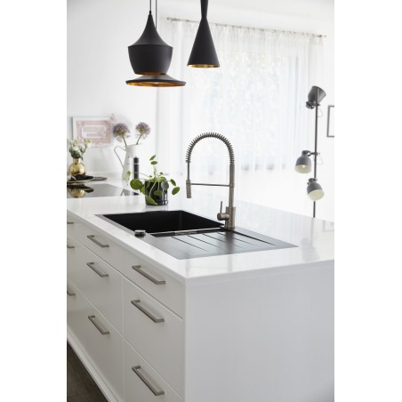 Kuchyňský dřez Schock Signus D-100L Silverstone, spodní montáž