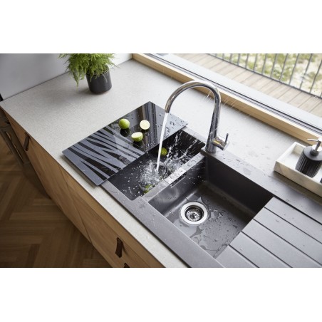 Kuchyňský dřez Schock Signus D-200 Silverstone, horní montáž
