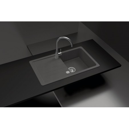 Kuchyňský dřez Schock Toledo D-100 Silverstone, spodní montáž