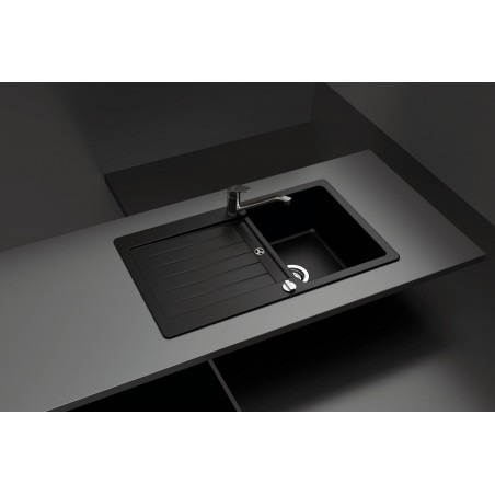Kuchyňský dřez Schock Typos D-100 Nero, spodní montáž