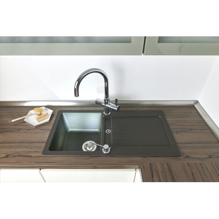 Kuchyňský dřez Schock Typos D-100S Asphalt, spodní montáž