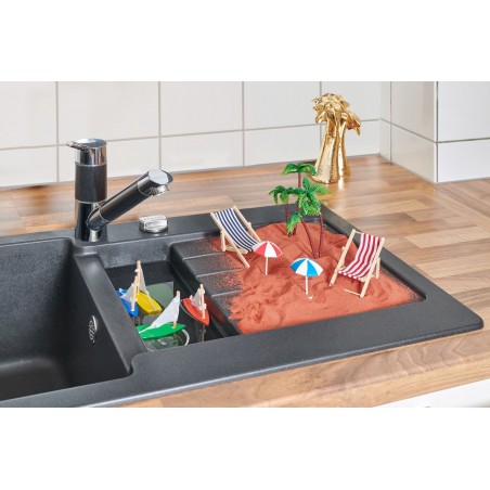 Kuchyňský dřez Schock Typos D-150S Asphalt, spodní montáž