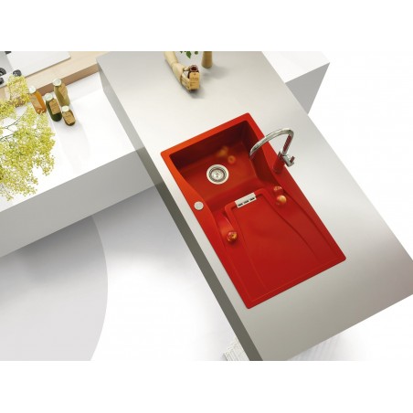 Kuchyňský dřez Schock Waterfall D-100 Magma, spodní montáž