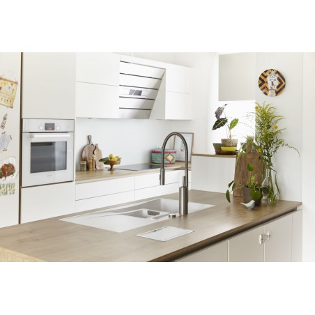 Kuchyňský dřez Schock Waterfall D-150 Magma, spodní montáž