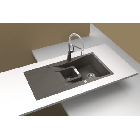 Kuchyňský dřez Schock Waterfall D-150 Magnolia, spodní montáž