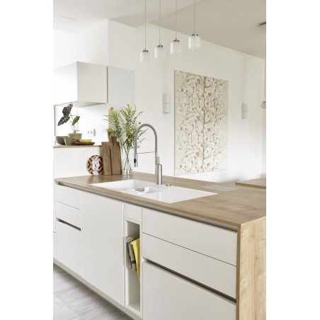 Kuchyňský dřez Schock Waterfall D-150 Magnolia, spodní montáž