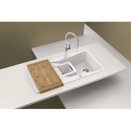 Kuchyňský dřez Schock Waterfall D-150 Silverstone, spodní montáž