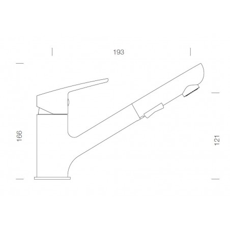 Kuchyňská baterie Schock Daja.120 Asphalt