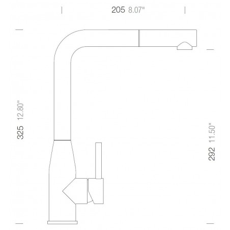 Kuchyňská baterie Schock Keto.120 White Gold