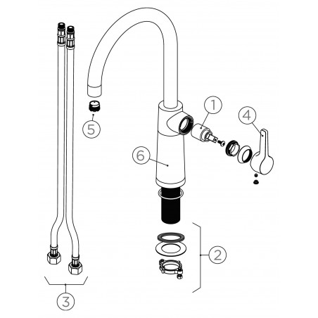 Kuchyňská baterie Schock SC-520 Night